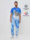 Мужская пижама с брюками / Кот в облаках