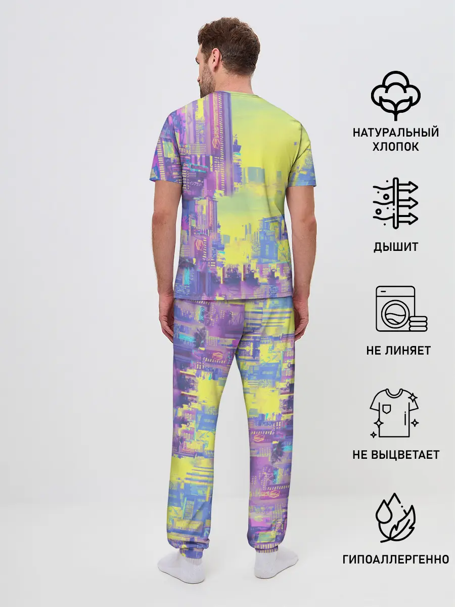 Мужская пижама с брюками / Cyberpunk 2077