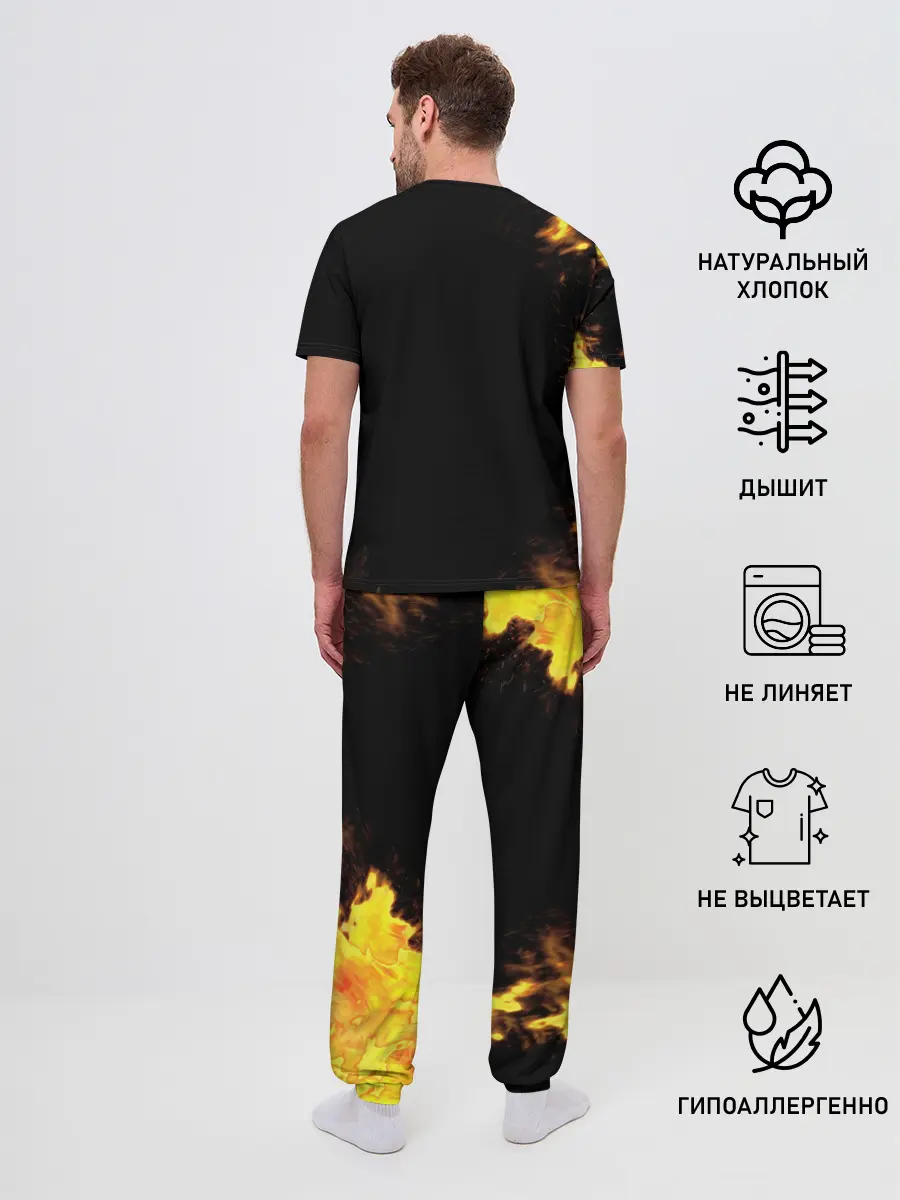 Мужская пижама с брюками / Обещанный неверленд Emma