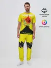 Мужская пижама с брюками / Киберпанк 2077 + Киану на спине