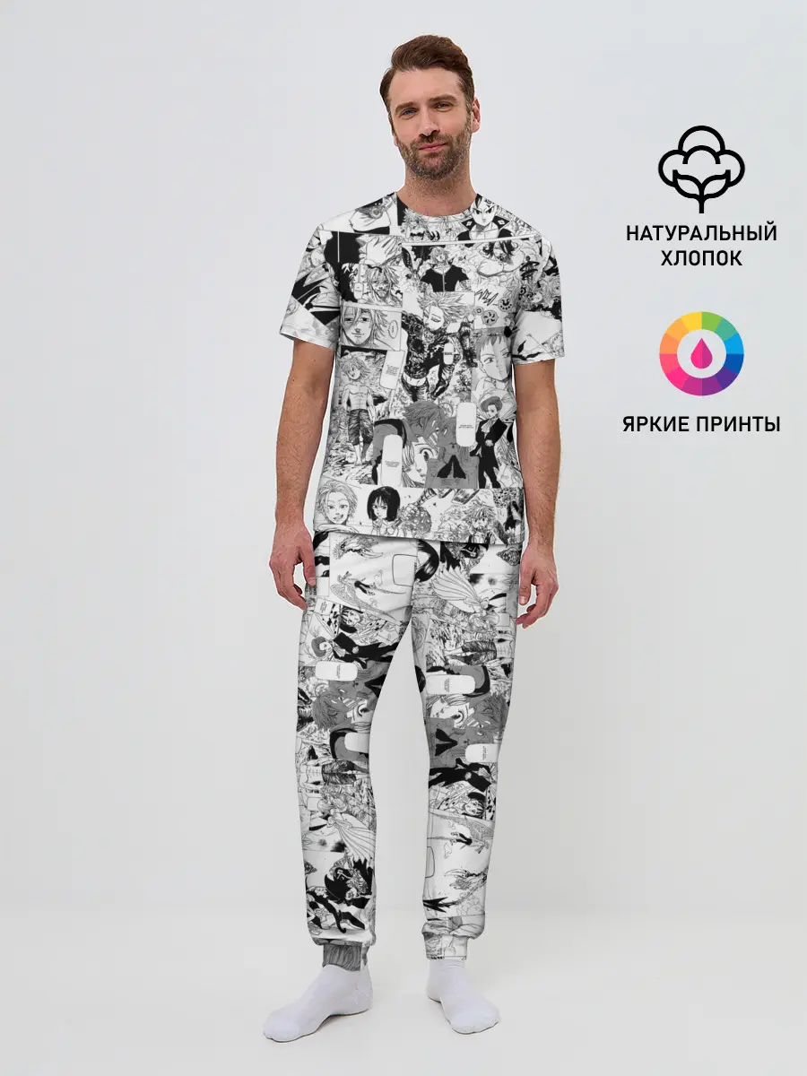 Мужская пижама с брюками / Семь смертных грехов