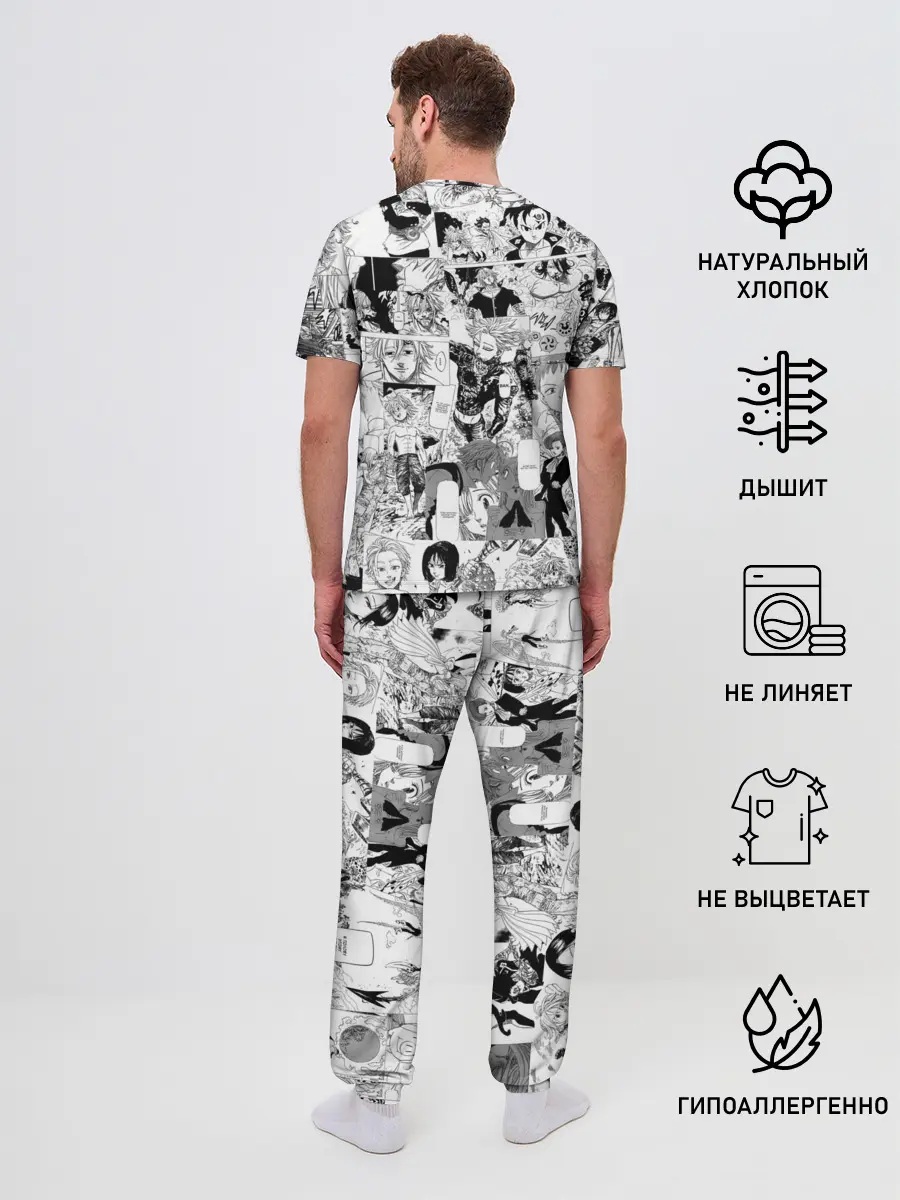 Мужская пижама с брюками / Семь смертных грехов