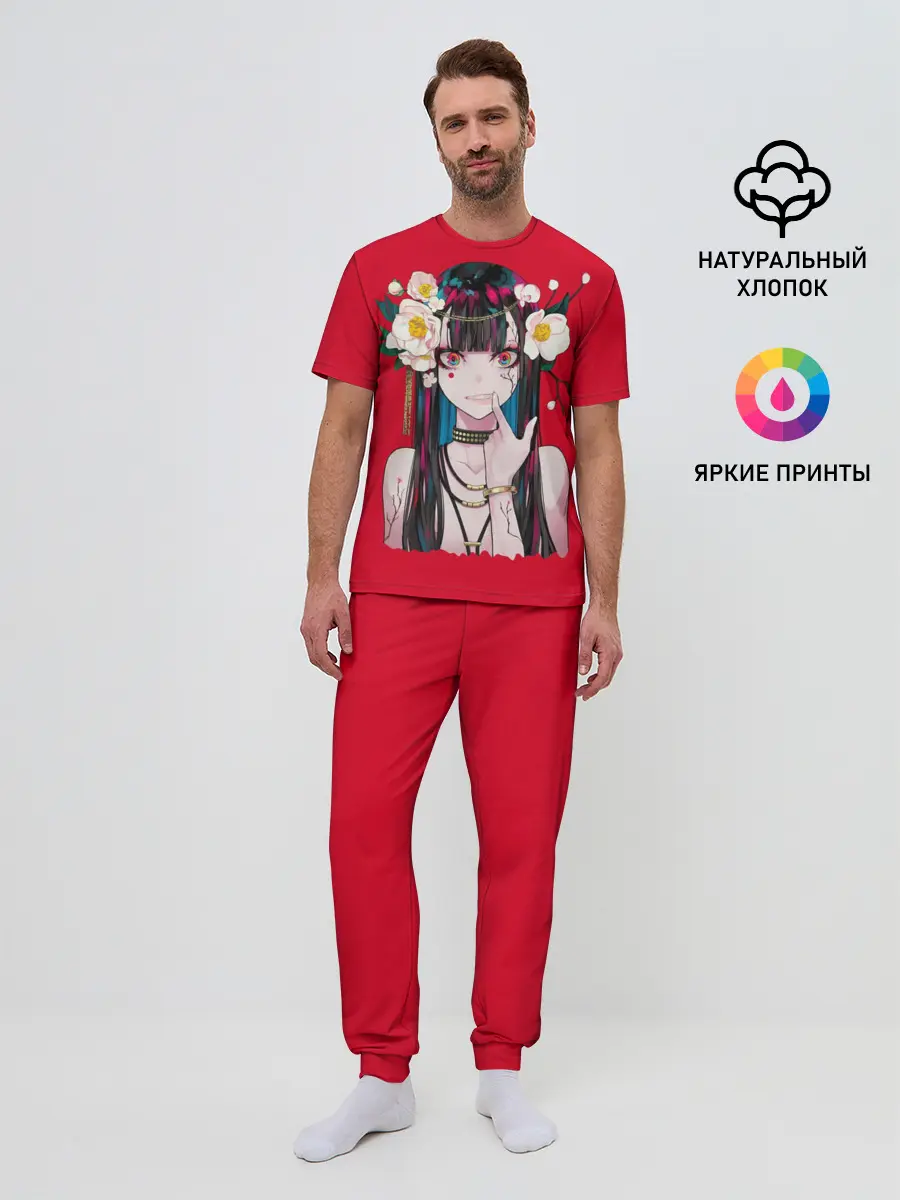 Мужская пижама с брюками / Тяночка