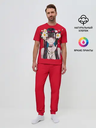Мужская пижама с брюками / Тяночка