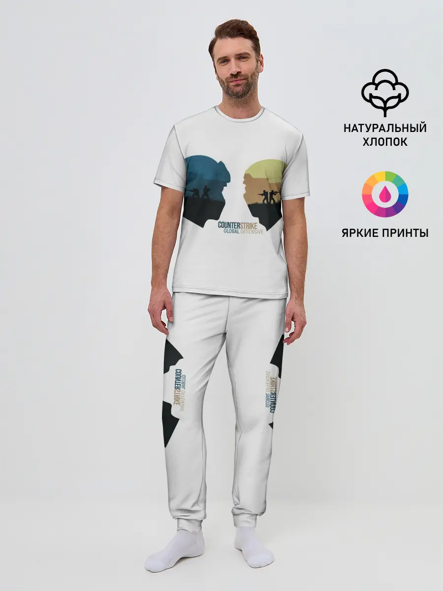 Мужская пижама с брюками / Counter strike