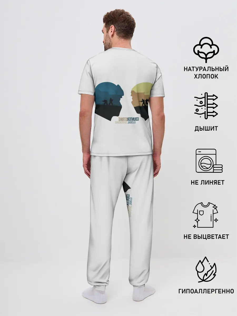 Мужская пижама с брюками / Counter strike