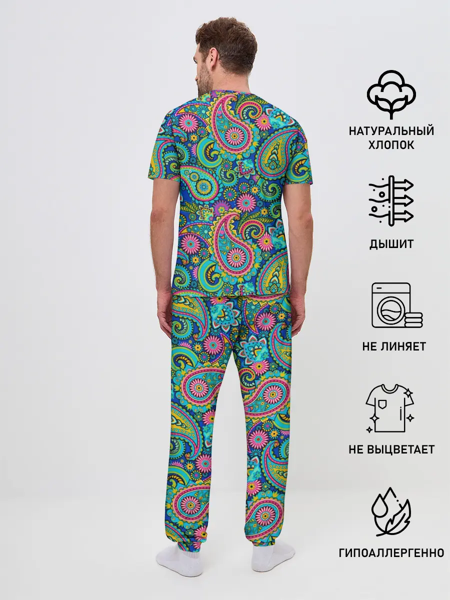 Мужская пижама с брюками / Славянские Узоры