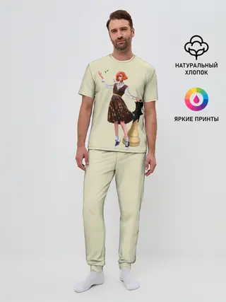 Мужская пижама с брюками / Ход Королевы