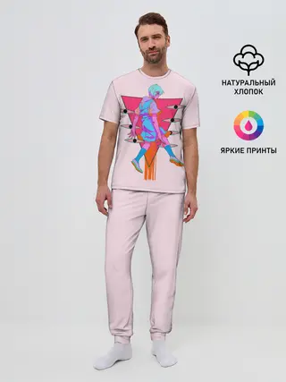 Мужская пижама с брюками / Евангилион