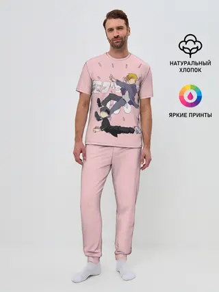 Мужская пижама с брюками / Моб Психо 100