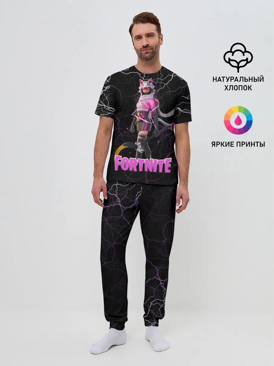 Мужская пижама с брюками / Vi Fox Fortnite