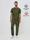 Мужская пижама с брюками / Зеркальный лес