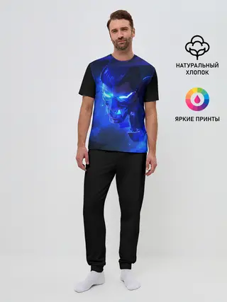 Мужская пижама с брюками / Валорант