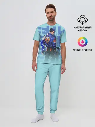 Мужская пижама с брюками / ВАЛОРАНТ