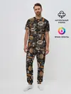 Мужская пижама с брюками / Граффити на спорте