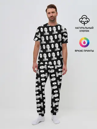 Мужская пижама с брюками / ONE-PUNCH MAN | ВАН ПАНЧ МАН