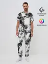 Мужская пижама с брюками / Абстракция