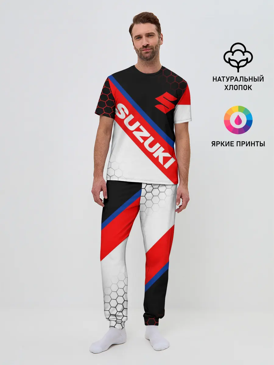 Мужская пижама с брюками / SUZUKI / СУЗУКИ / МОТОСПОРТ