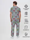 Мужская пижама с брюками / Леопард