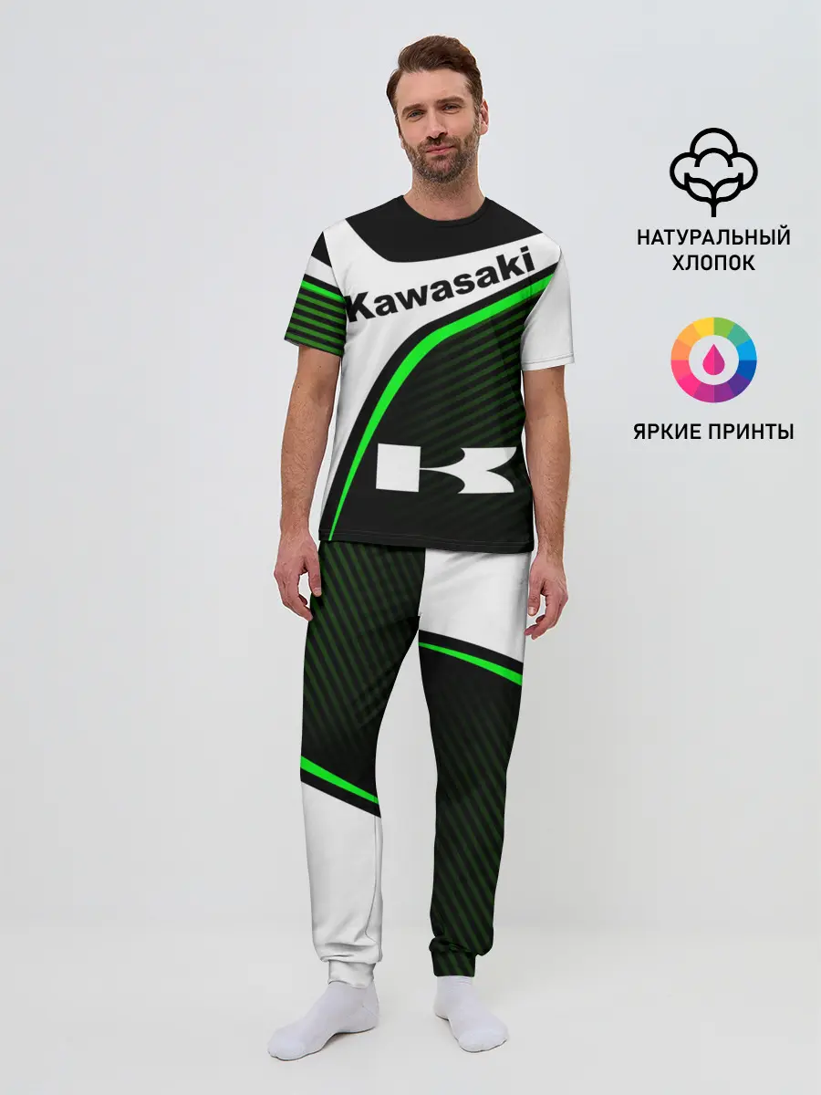 Мужская пижама с брюками / KAWASAKI / КАВАСАКИ / SPORT