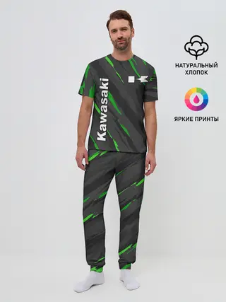 Мужская пижама с брюками / KAWASAKI / КАВАСАКИ / SPORT