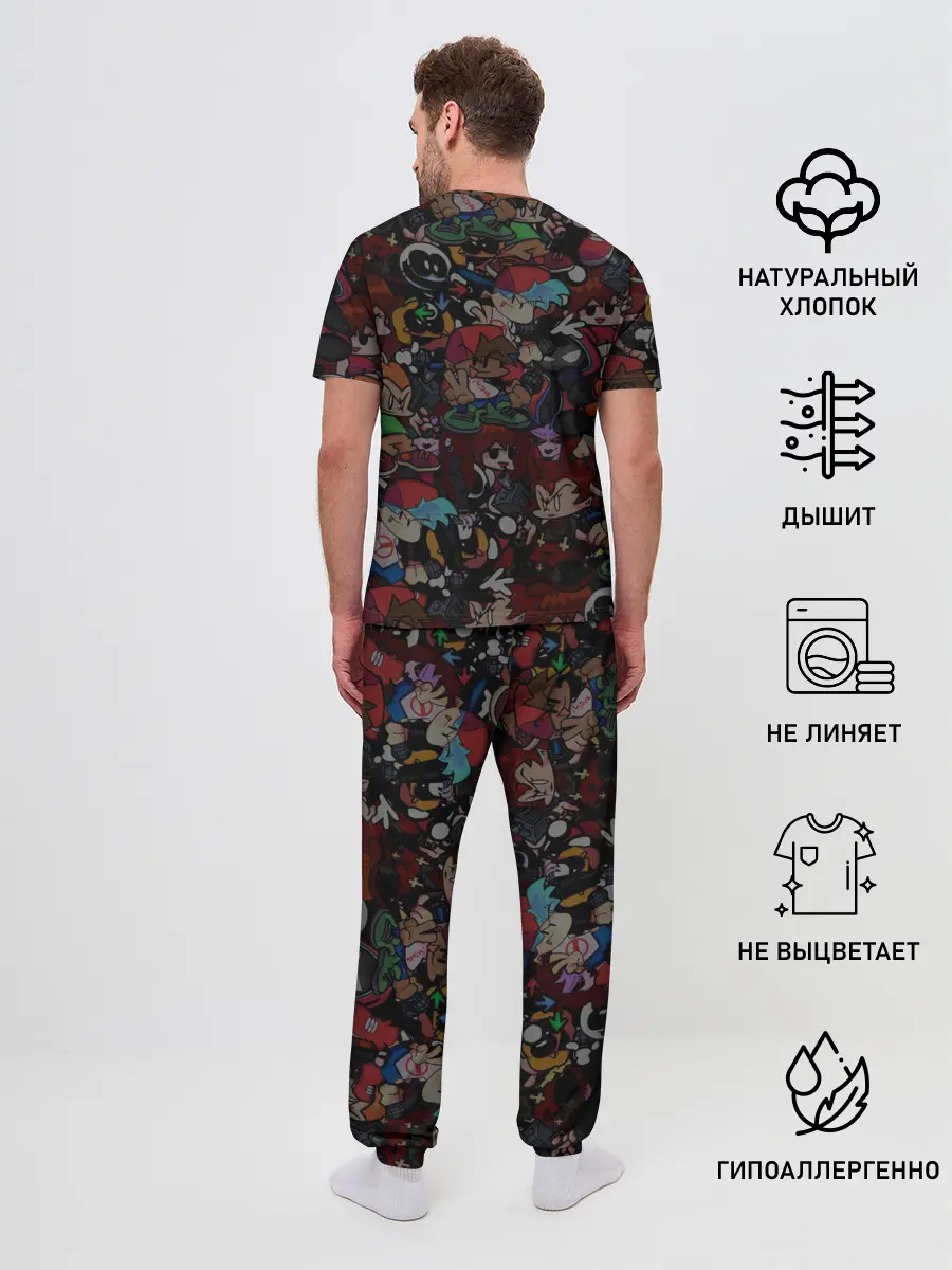 Мужская пижама с брюками / Friday Night Funkin