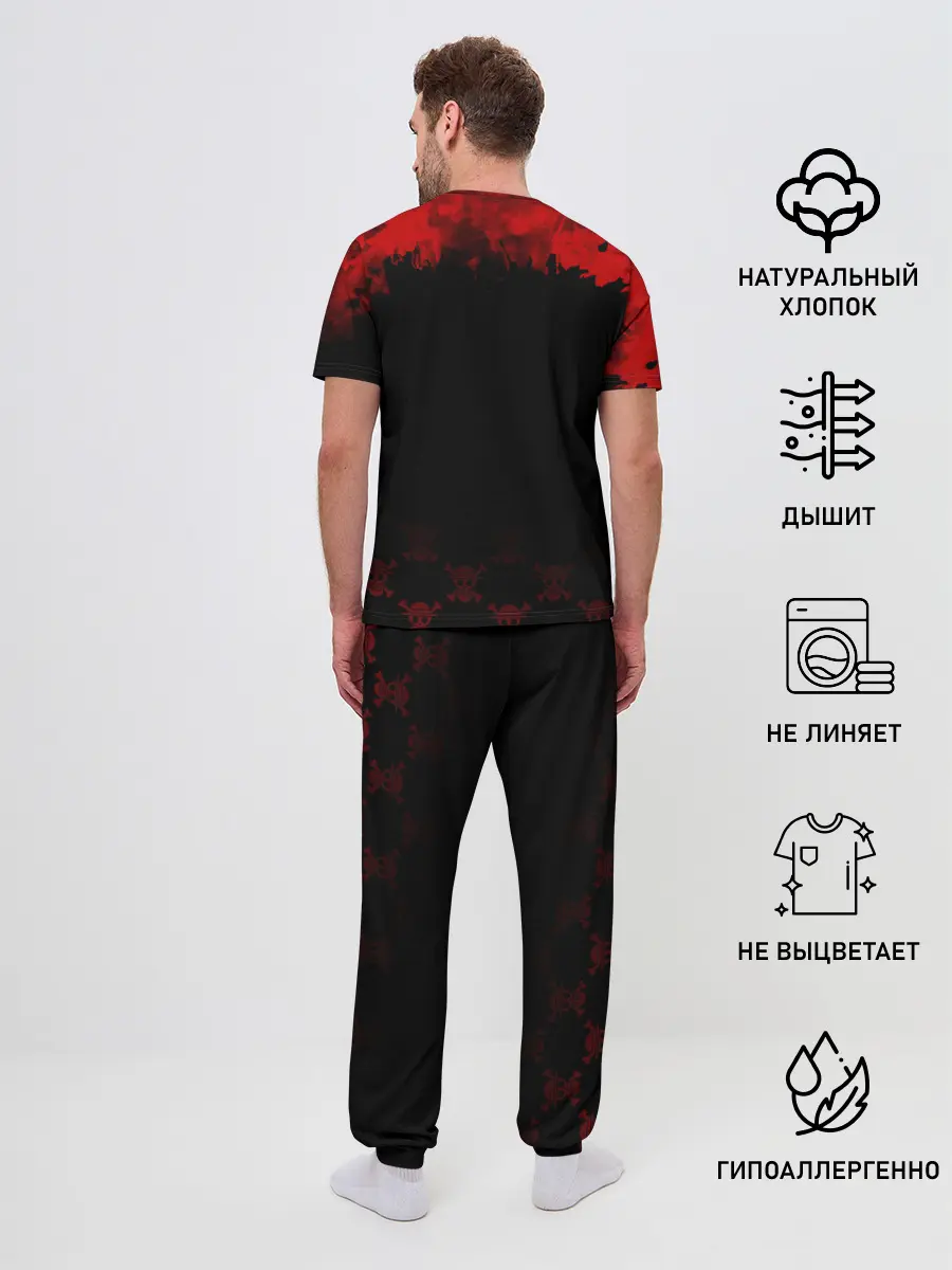 Мужская пижама с брюками / Луффи One Piece. Большой куш