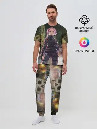 Мужская пижама с брюками / Ebisu