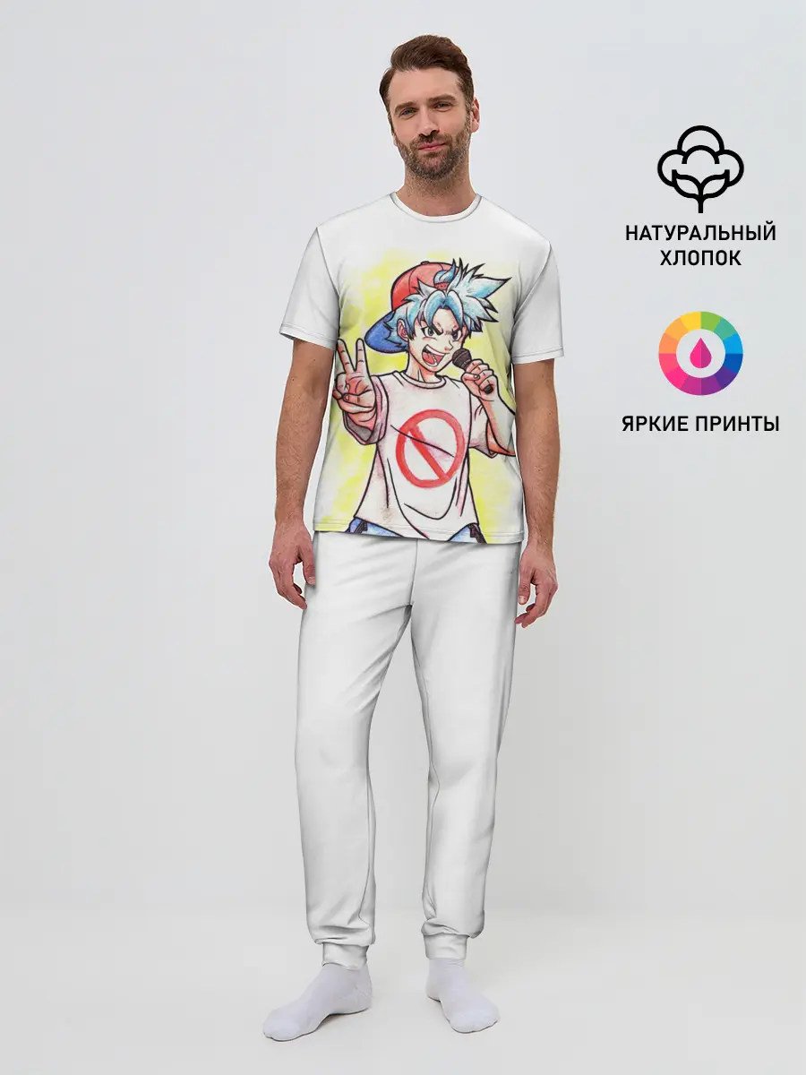 Мужская пижама с брюками / Friday Night Funkin Boyfriend