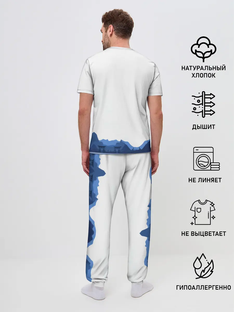 Мужская пижама с брюками / Фрэнки One Piece. Большой куш