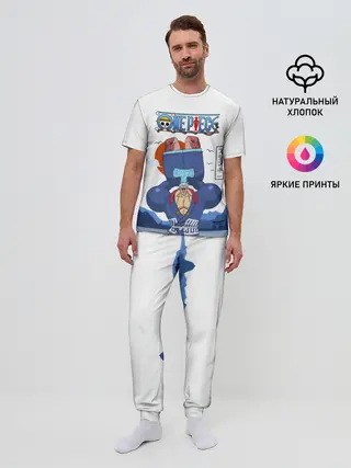 Мужская пижама с брюками / Фрэнки One Piece. Большой куш