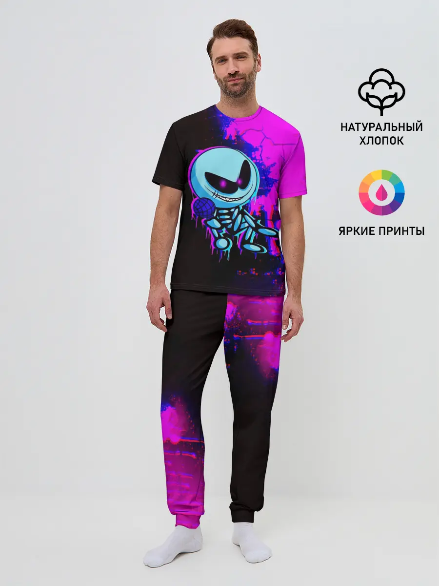 Мужская пижама с брюками / Friday Night Funkin SKID