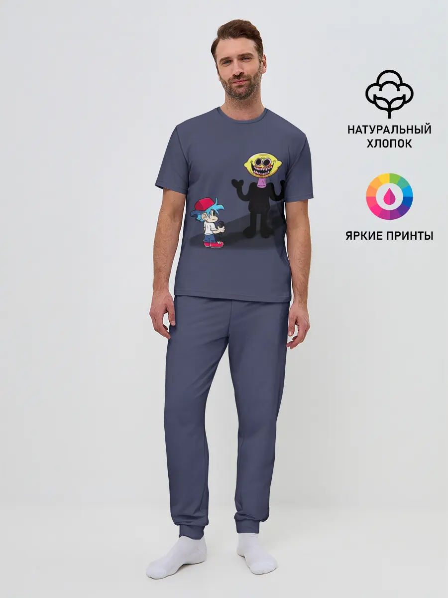 Мужская пижама с брюками / Бойфренд и Монстр
