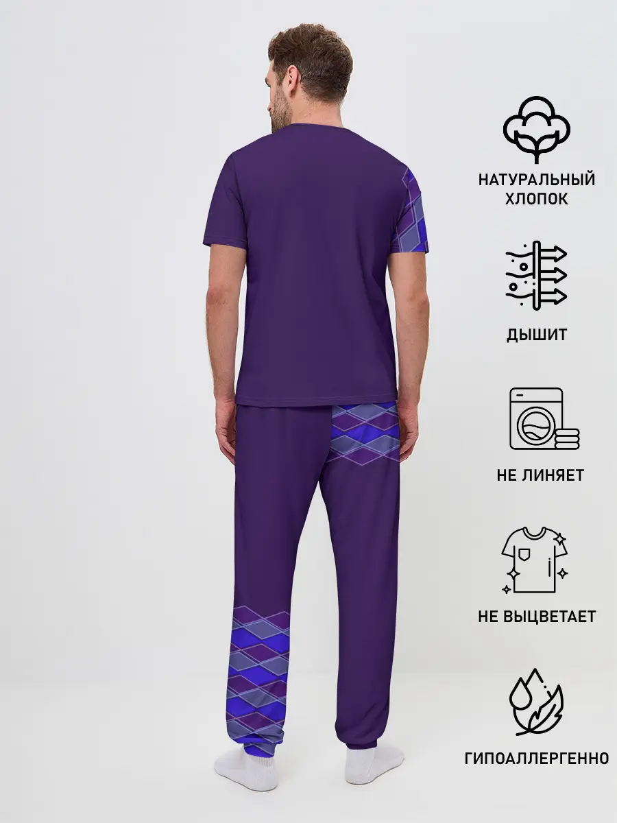 Мужская пижама с брюками / Эквалайзер