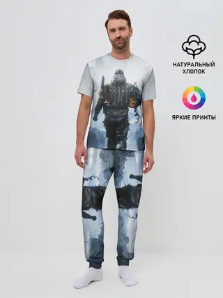 Мужская пижама с брюками / Сэм Бриджес DS