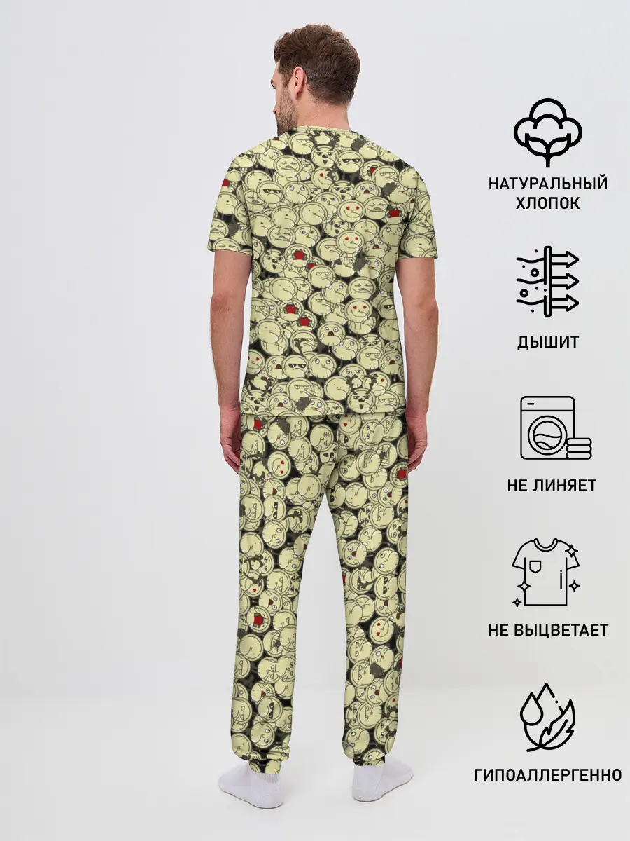 Мужская пижама с брюками / Пельмени