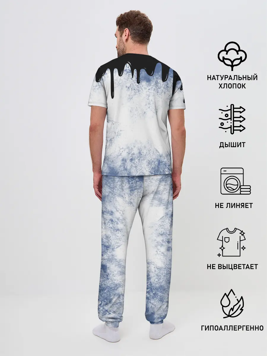 Мужская пижама с брюками / BILLIE EILISH | БИЛЛИ АЙЛИШ