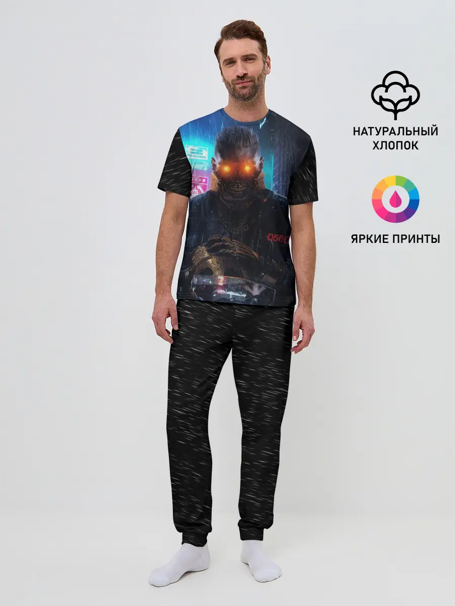 Мужская пижама с брюками / Cyberpunk 2077 | Maelstrom