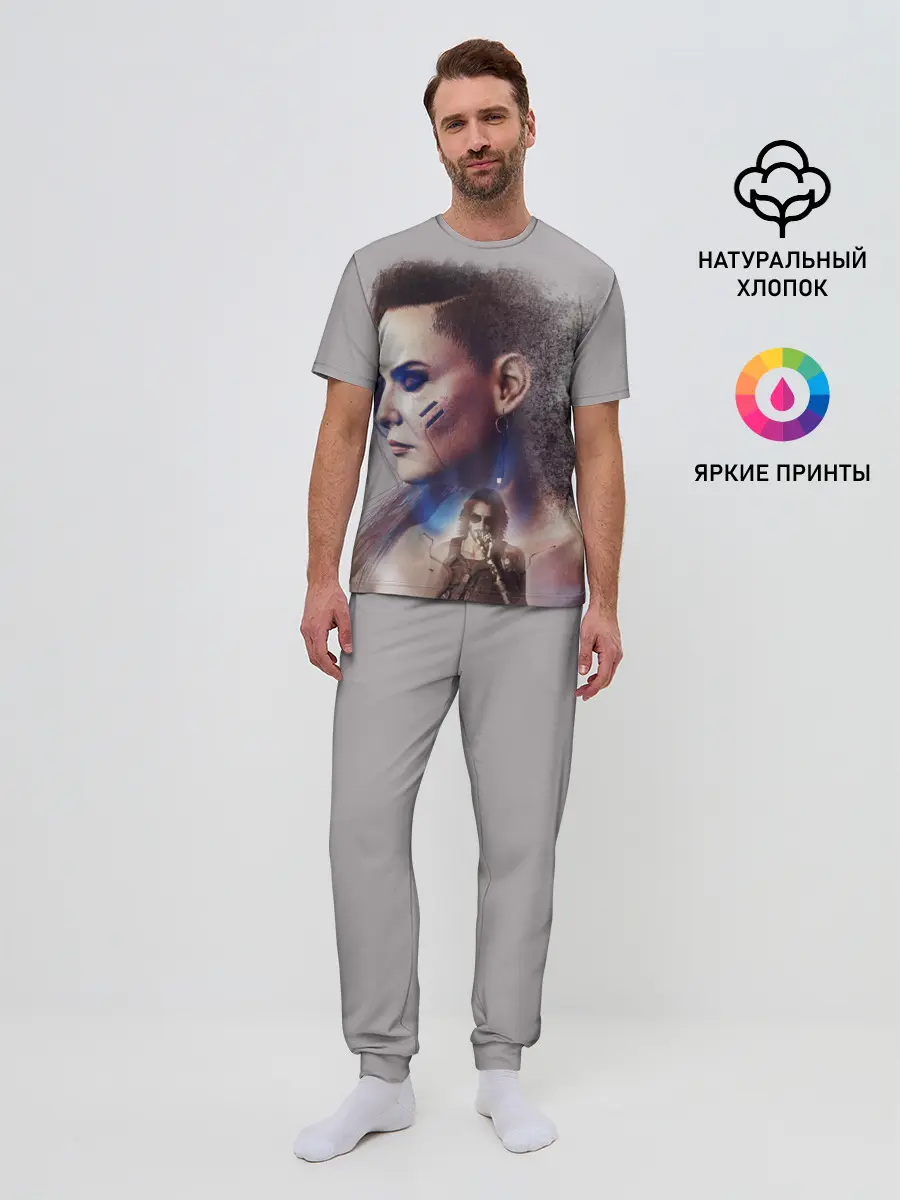 Мужская пижама с брюками / CP77 | Rogue and Johnny