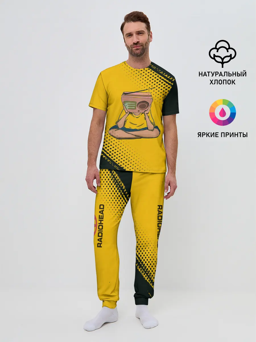 Мужская пижама с брюками / Radiohead | Радиохед | Лого