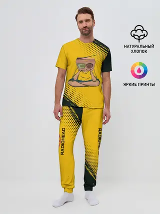 Мужская пижама с брюками / Radiohead | Радиохед | Лого