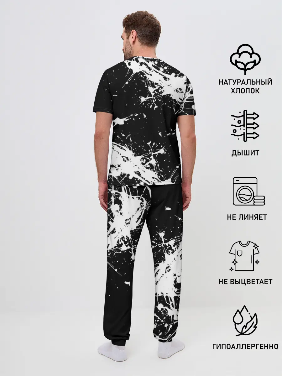 Мужская пижама с брюками / Phasmophobia / краска