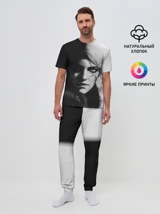 Мужская пижама с брюками / Цирилла