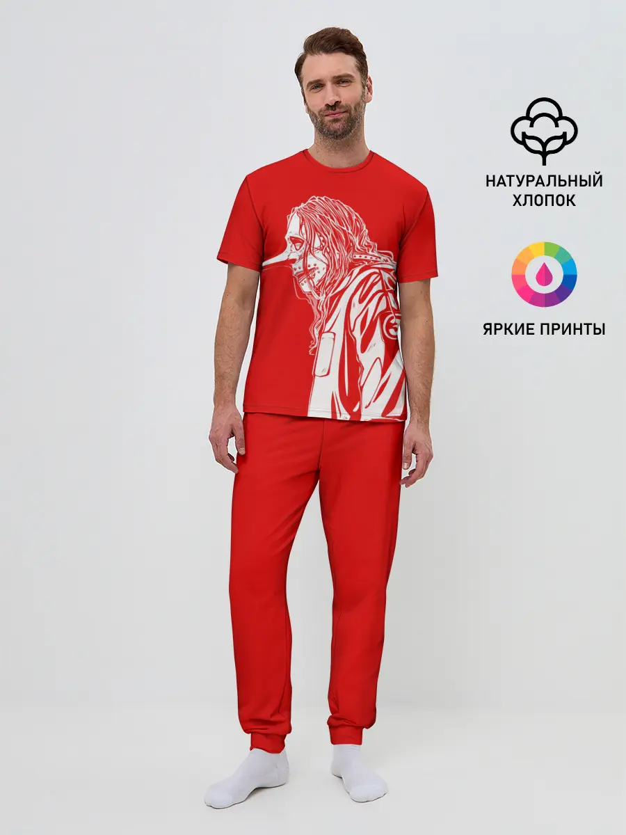 Мужская пижама с брюками / Крис Фен