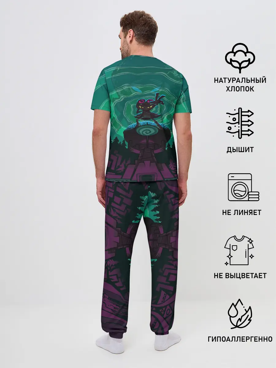 Мужская пижама с брюками / PsychoNauts 2 Рас