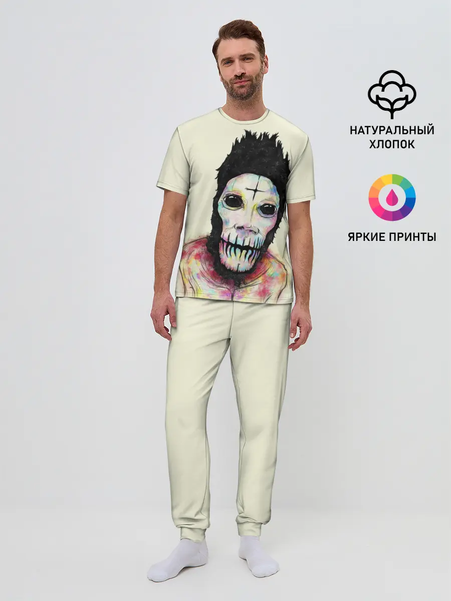 Мужская пижама с брюками / Уэс