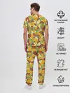 Мужская пижама с брюками / Яркие осенние листья