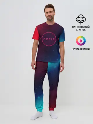 Мужская пижама с брюками / Старфилд - Космос