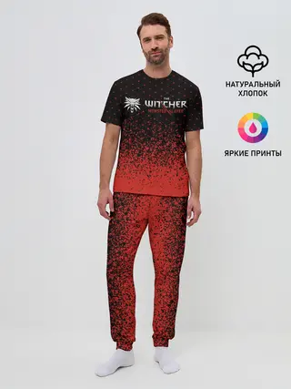 Мужская пижама с брюками / Ведьмак: Охотник на Монстров - Краска
