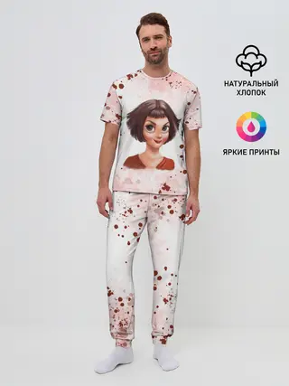Мужская пижама с брюками / Амели | Amelie